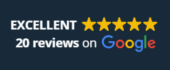google reviews dark bg